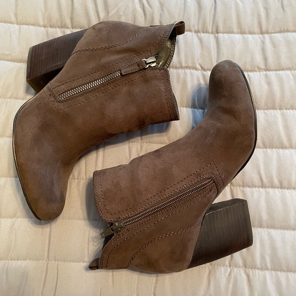 Faux Suede Booties